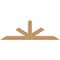 Ekena Millwork Saratoga Smooth Timber Gable Bracket, Western Red Cedar, 84"W x 28"H x 5 1/2"D x 5 1/2"F, 8/12 Pitch GBW084X28X0606SAR00SWR - alternate 1